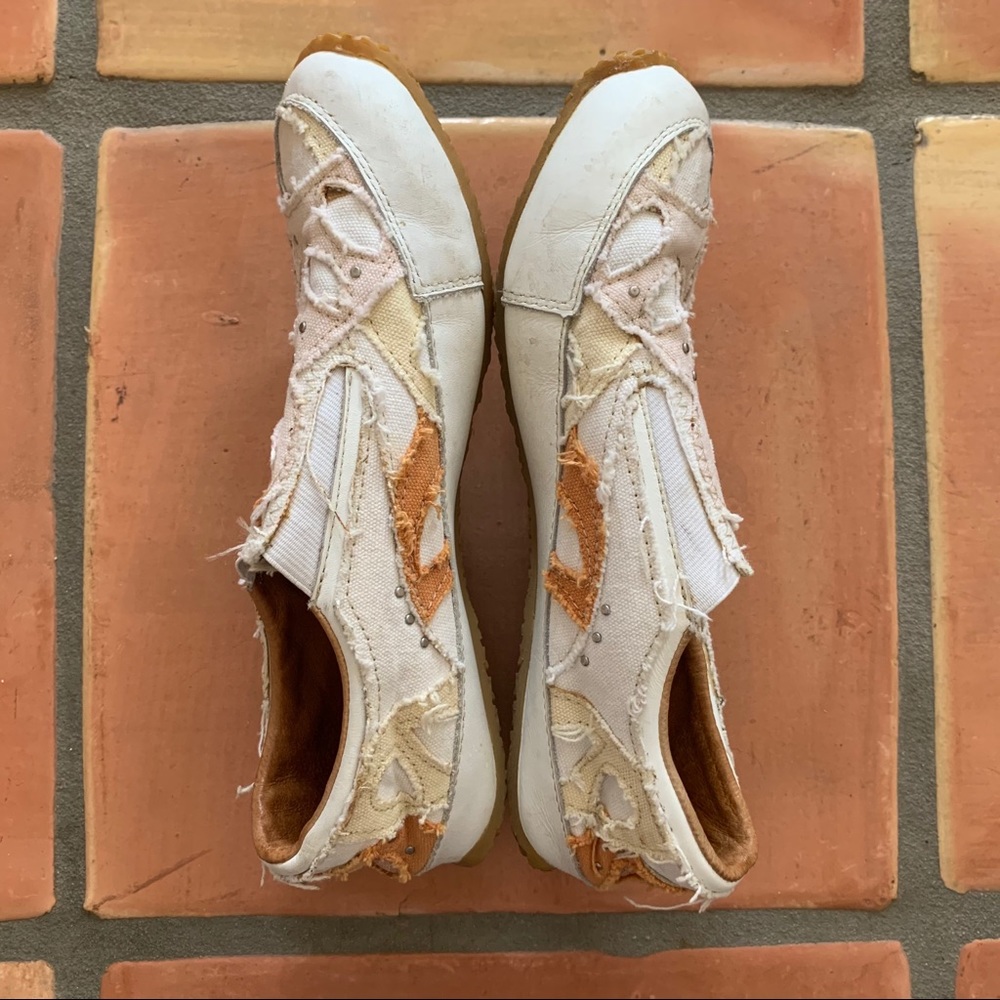 Slip-On Distressed Leather Women’s Sneakers 7.5 - Picture 5 of 8